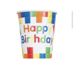 Copos de Lego de 270 ml - 8 unidades