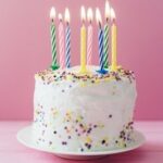 Velas às Riscas Multicolor, 12 unid.