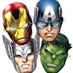 Os Vingadores - Pack 6 Máscaras