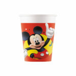 Copos de Papel Mickey - 200ml