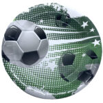 Prato Futebol 18cm - 6Unid.