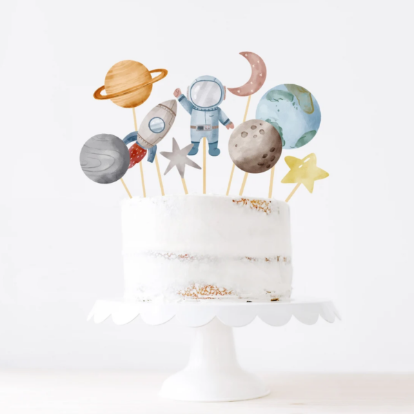 Topo de bolo Astronauta, Topper de bolo Astronauta